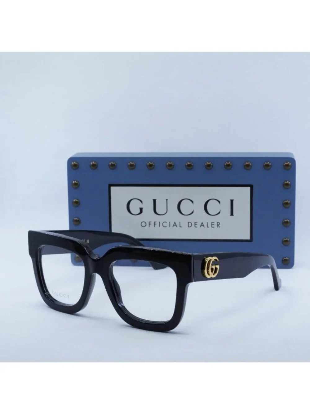 Gucci GG1549O 001 Square Eyeglasses 52mm - Black